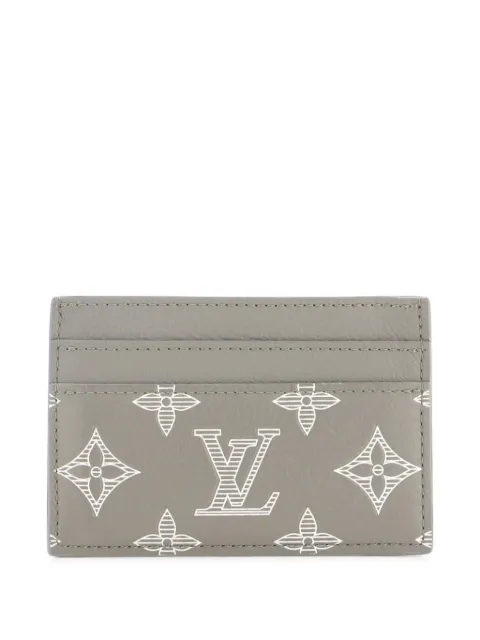 Louis Vuitton Pre-Owned Double Monogram Shadow Leather card holder Green T3J0S6R5402FXKYJ