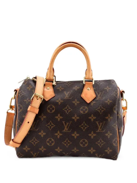Louis Vuitton Pre-Owned Speedy Bandouliere Bag Monogram Canvas 25 satchel Brown 8YGP371RLAJLI7TG
