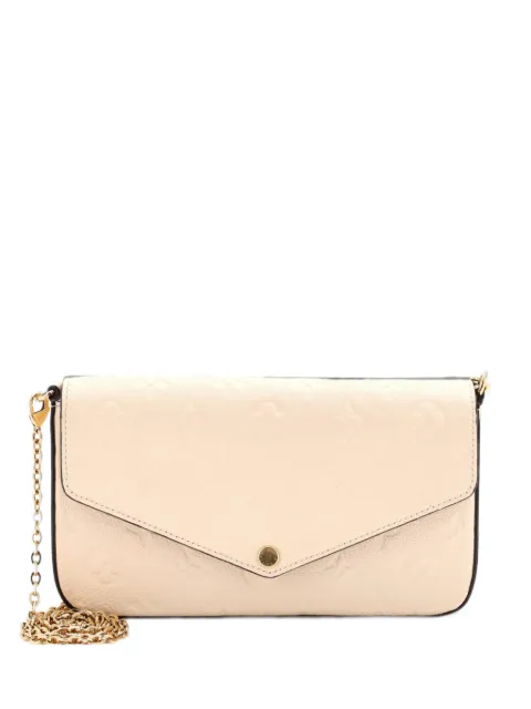 Louis Vuitton Pre-Owned Felicie Pochette Monogram Empreinte Leather crossbody bag White 8G49P6K6LAOS905L