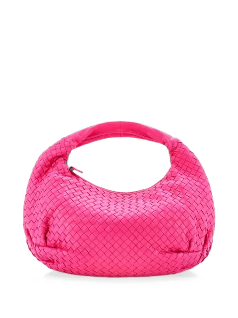 Bottega Veneta Pre-Owned Belly Intrecciato Nappa Medium hobo bag Pink 7QF4E4O2JT0PJDU3