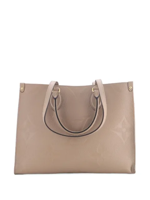 Louis Vuitton Pre-Owned OnTheGo Monogram Empreinte Giant MM tote bag Neutrals ZIHYS2292AQ5ZQ5J