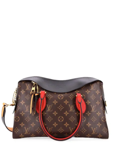 Louis Vuitton Pre-Owned Tuileries Handbag Monogram Canvas with Leather satchel Black ZU141CTBFGMA1GNS