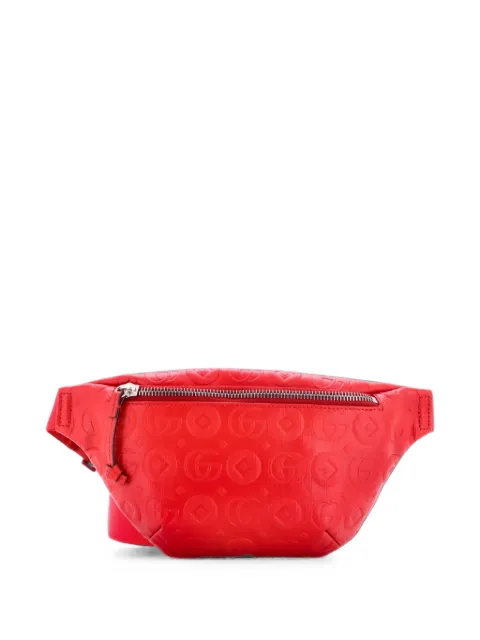 Gucci Pre-Owned Children's Embossed Leather belt bag Red ZSI75LCWI2SOPCVA