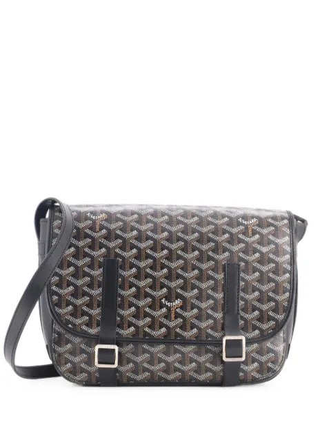 Goyard Pre-Owned Belvedere Messenger Bag Coated Canvas MM crossbody bag Black ZC18ZOWA5KAG4SAP