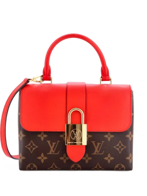 Louis Vuitton Pre-Owned Locky Handbag Monogram Canvas with Leather BB satchel Brown 55FSJ0EDS5L94NPD
