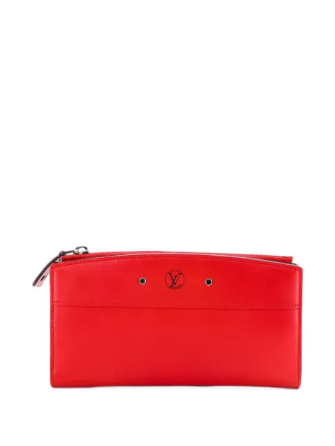 Louis Vuitton Pre-Owned City Steamer Wallet Leather small wallets Red A6SH8LRV33QQ1SSG