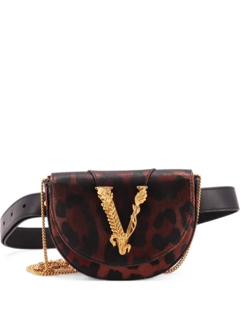 Versace Pre-Owned Virtus Printed Fabric belt bag Multicolour 4GM36CW0GF4R3OSV