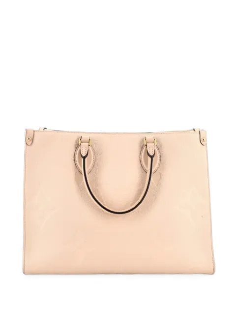 Louis Vuitton Pre-Owned OnTheGo Monogram Empreinte Giant MM tote bag Neutrals 4HX3464QG8TB15QX