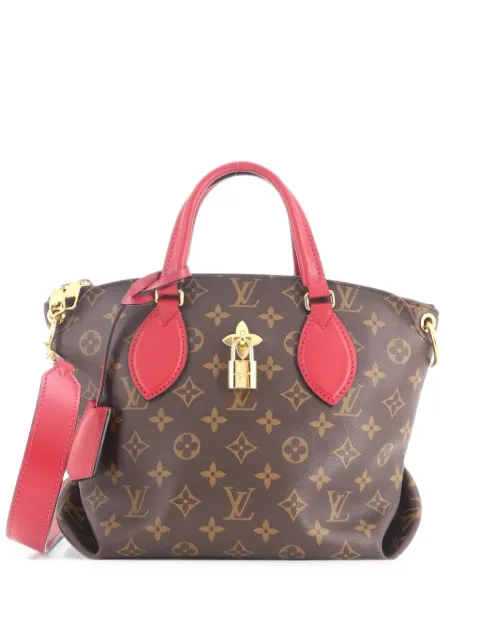 Louis Vuitton Pre-Owned Flower Zipped Monogram Canvas PM tote bag Brown 2G2TUYUPE79TVK2F
