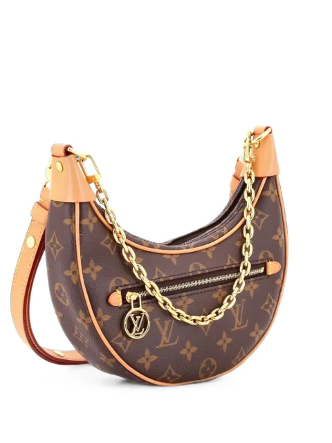 Louis Vuitton Pre-Owned Loop Handbag Monogram Canvas hobo bag Brown 2EIM2KB1VSCYABL0