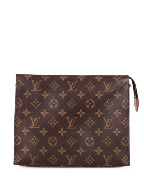 Louis Vuitton Pre-Owned Toiletry Pouch Monogram Canvas 26 clutch bag Brown 01DE0RXCA1ML7NXK
