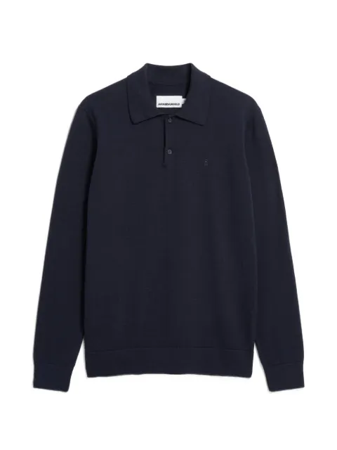 ARMEDANGELS long-sleeve polo shirt Blue 30008196