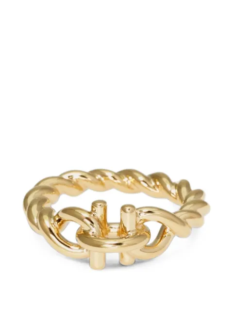 Ferragamo Torchon Gancini ring Gold 795078