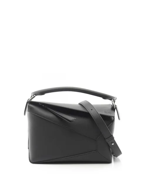 Loewe Pre-Owned 2010-2026 Small Calfskin Puzzle satchel Black Z44LX6N0WZW9HOTD