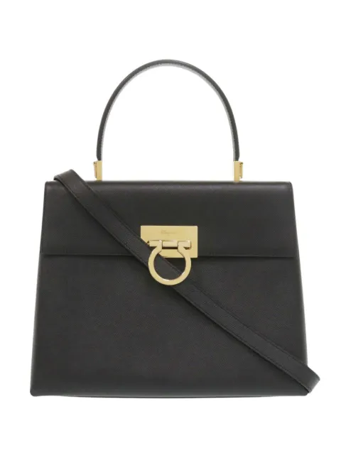Ferragamo Pre-Owned 2010-2026 Gancini satchel Black 4L94CV593HANHZB5