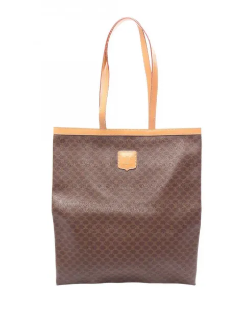 Celine Pre-Owned 2016 Macadam tote bag Brown 79UZR8MCI5NE32NO