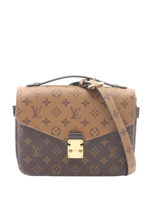 Louis Vuitton Pre-Owned 2021-2026 Monogram Reverse Pochette Metis satchel Brown D20AT7HFA0IV5E1N