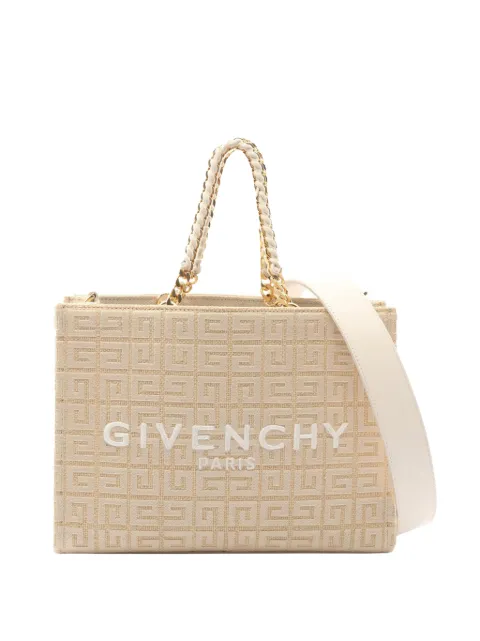 Givenchy Pre-Owned 2000-2026 Small Canvas G Tote Shopping Bag satchel Neutrals AN79W1CDAI1BJQ3M