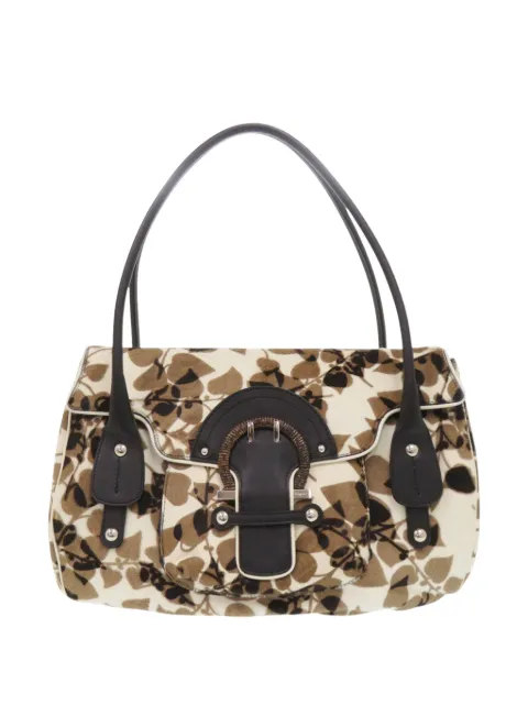 Ferragamo Pre-Owned 2000-2010 Pony Haird shoulder bag Brown IM3V0XJGMIWBHP9C