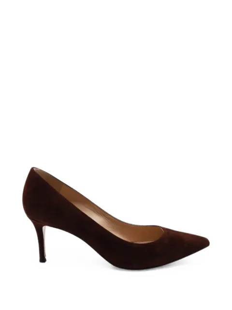 Gianvito Rossi pointed-toe pumps Brown NAPPUGBSH087884W