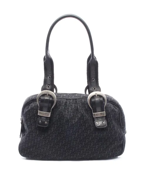 Christian Dior Pre-Owned 2000-2026 Diorissimo Trotter Canvas handbag Black 678J4IU7AGY0FSID