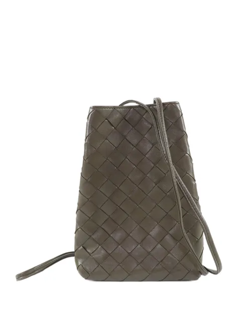 Bottega Veneta Pre-Owned 2012-2026 Nappa Intrecciato crossbody bag Brown 2OZWPR138Z3DWJVN