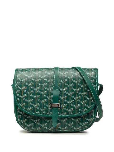 Goyard Pre-Owned 2010-2026 Goyardine Belvedere PM crossbody bag Green 1JUU6SHPJ731LAR9