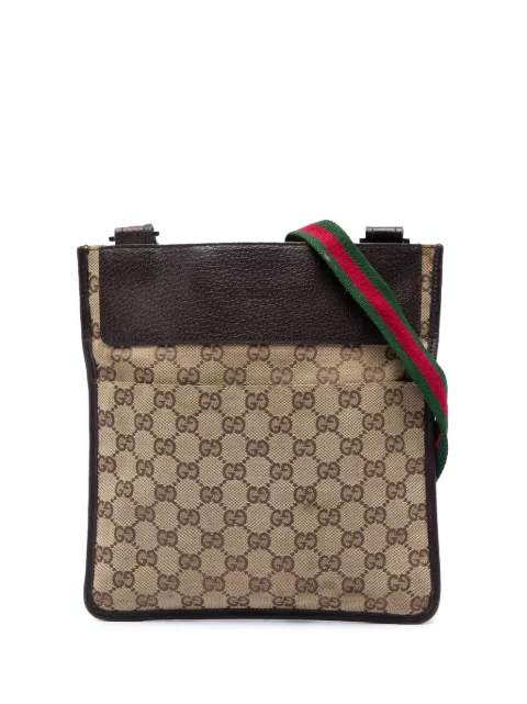 Gucci Pre-Owned 2000-2015 GG Canvas Web crossbody bag Neutrals S6523F3R8WNYO33S