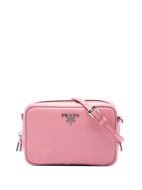 Prada Pre-Owned 2010-2026 Mini Saffiano Lux Camera Bag crossbody bag Pink CSO2NUZXV3BDPY3C
