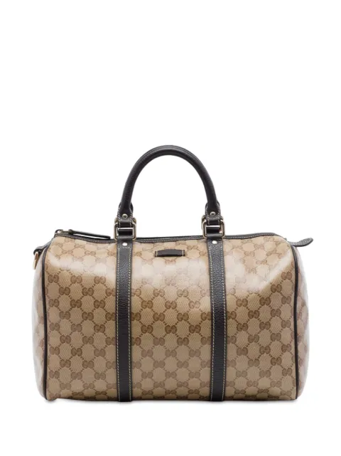Gucci Pre-Owned 2016-2026 Medium GG Crystal Joy boston bag Neutrals 7PNJWRR8ELO04RVM