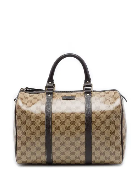 Gucci Pre-Owned 2016-2026 Medium GG Crystal Joy boston bag Neutrals H6CX7HXWISVOGT44