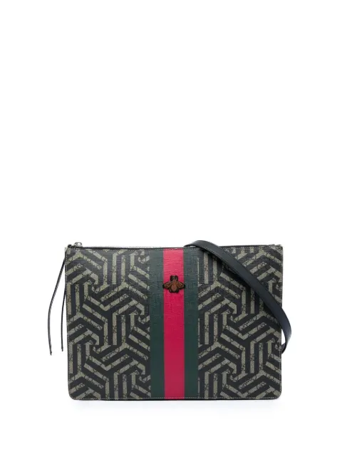 Gucci Pre-Owned 2016-2026 GG Supreme Caleido Web Messenger Bag crossbody bag Neutrals B40K7ZFXTOX7A90J
