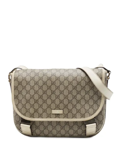 Gucci Pre-Owned 2016-2026 GG Supreme crossbody bag Neutrals Q45GXSIHTZD845T6