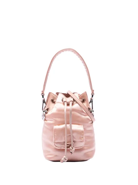 Fendi Pre-Owned 2010-2026 Mini Satin Mon Tresor Bucket Bag satchel Pink PSNSOZJ7QNC11MA5