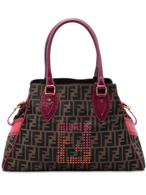 Fendi Pre-Owned 2000-2010 Zucca Canvas Etniko Du Jour handbag Brown O5RNTFFEJ2NHXWRO
