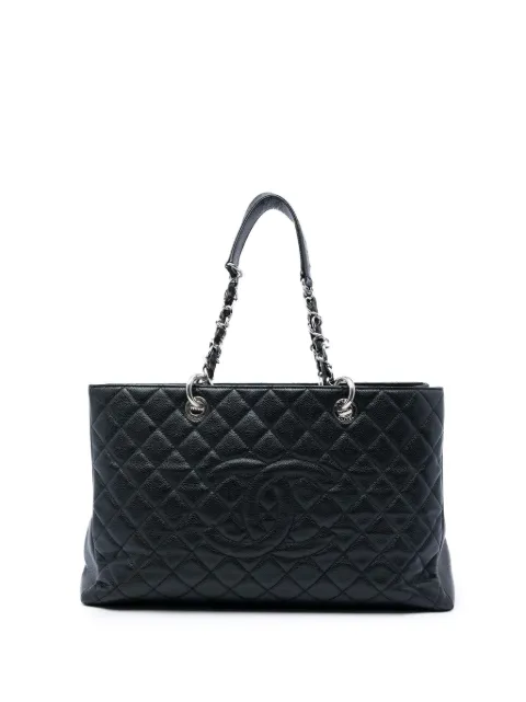 CHANEL Pre-Owned 2012 Caviar Grand Shopping XL tote bag Black MOAMOI8YQOF8X6UO