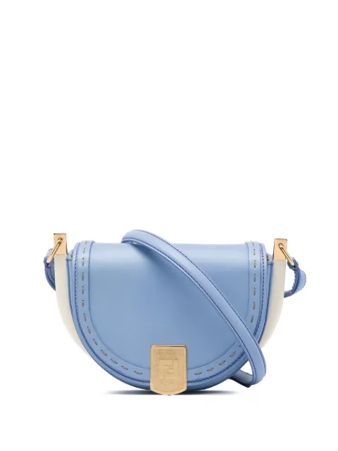 Fendi Pre-Owned 2010-2026 Leather Moonlight crossbody bag Blue 6BA9QPTRU8VEO0UO