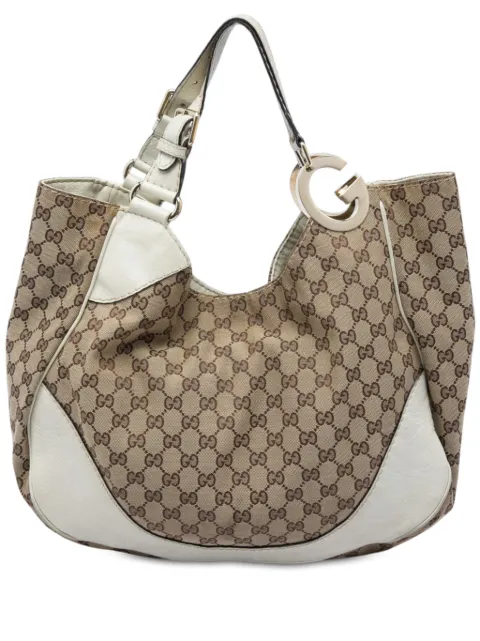 Gucci Pre-Owned 2016-2026 GG Canvas Charlotte tote bag White AQ1LABFKH7E6M5RP