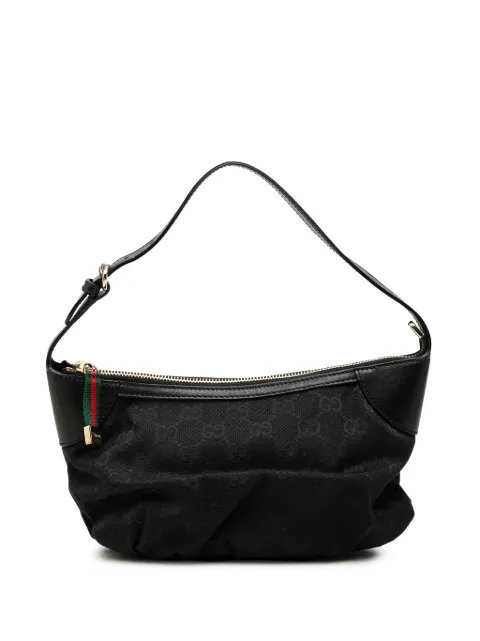 Gucci Pre-Owned 2000-2015 GG Canvas Web handbag Black 2GI7WGNLJ8N8NZ6X