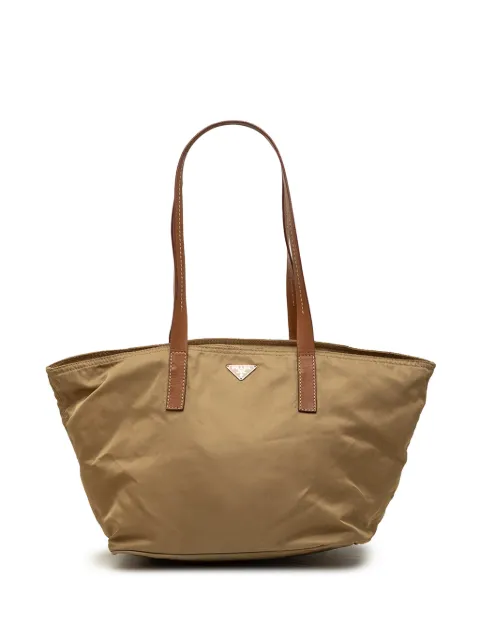 Prada Pre-Owned 2000-2013 Tessuto tote bag Brown LN0KK4KG1YZMTFDI