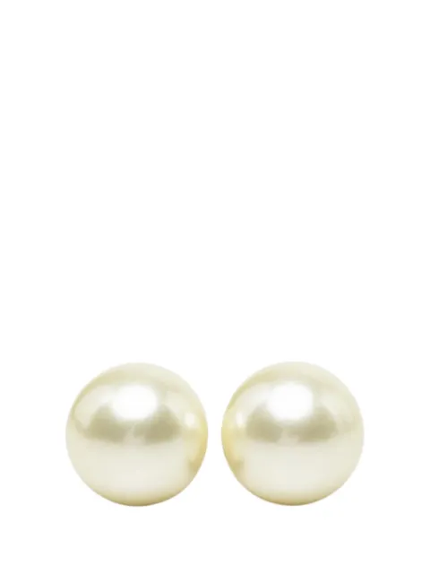 Christian Dior Pre-Owned 2010-2026 Gold Plated Faux Pearl Star Tribales Push Back Earrings costume earrings Gold 48XLPRR7GCX4FS7K