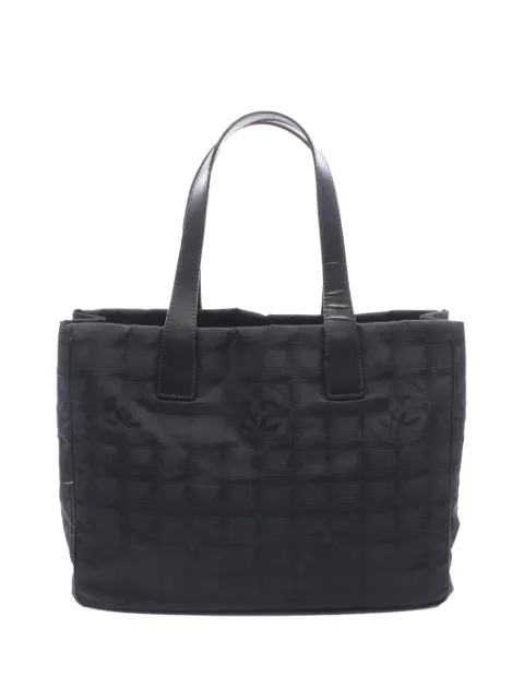 CHANEL Pre-Owned 2004-2005 New Travel Line Nylon tote bag Black FT1AENURLZUFVKR3