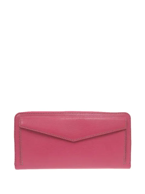 Cartier 2000-2015 Leather Zip Around Wallet long wallets Pink 4FAYA8UYPTZOEF40