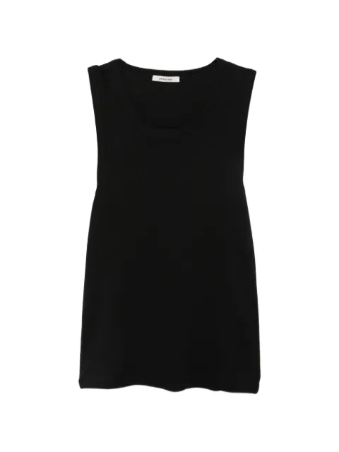 ENTIRE STUDIOS ribbed-knit tank top Black ESFW26TA01633