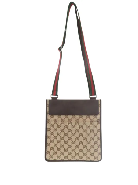 Gucci Pre-Owned 2000-2015 GG Canvas Web crossbody bag Neutrals S670CA33K9JWKG2Q