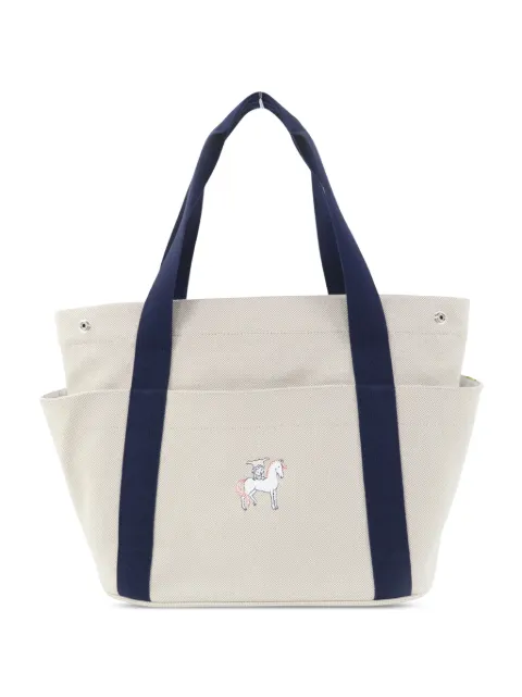 Hermès Pre-Owned 2010-2026 Toile Cabriole Nappy Bag tote bag Blue BH8QMVYK2NNVSQ6E