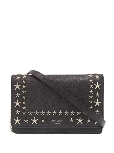 Jimmy Choo Pre-Owned 2000-2026 Star Studded Leather crossbody bag Black 7BPO2BFH5FPJT6VT