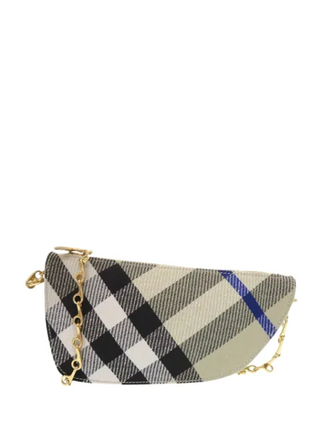 Burberry Pre-Owned 2000-2017 Micro Supernova Check Canvas Shield crossbody bag Neutrals 436XIC9OULPXO46E