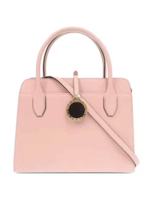 Bvlgari Pre-Owned 2016-2026 Leather Alba satchel Pink L5F8MV5RZWDQ8BK7