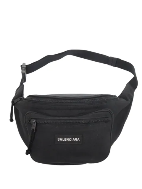 Balenciaga Pre-Owned 2000-2026 Nylon Explorer belt bag Black RQOOV85ERYXJP2QR
